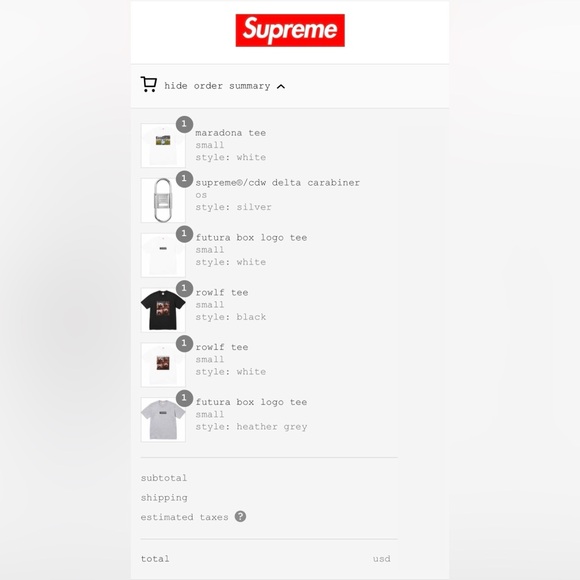 Supreme Rolf Tee, S - Picture 5 of 5